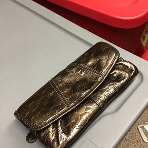 MICHE WOMEN'S small evening bag  rich brown color